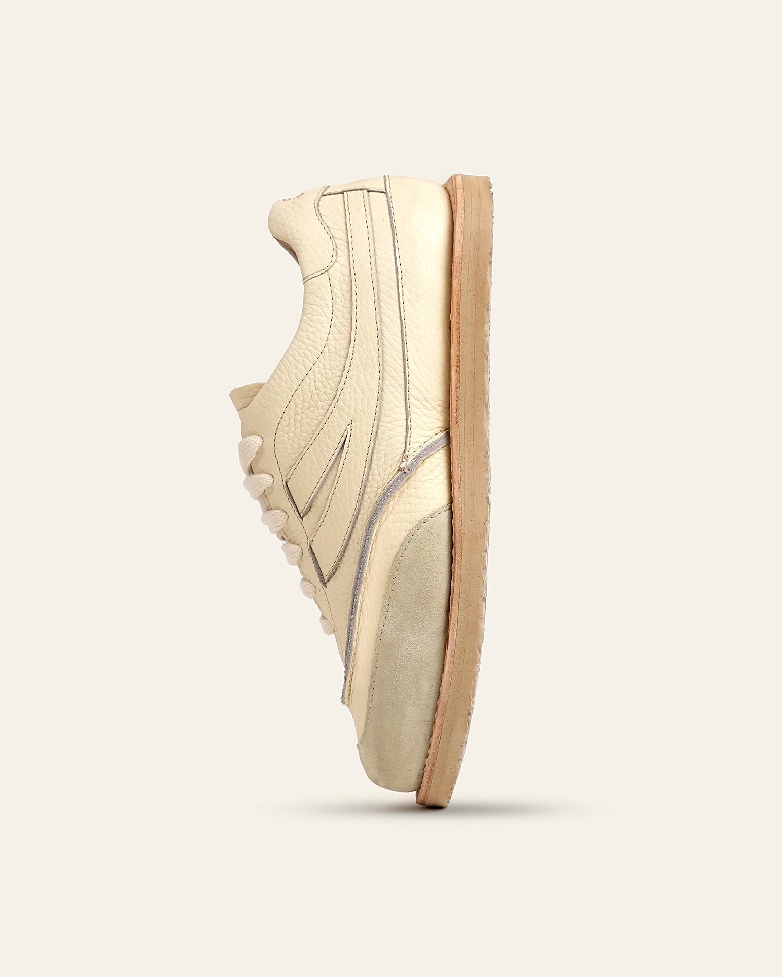 The heel of the Odessa, with the welt running around the shoe